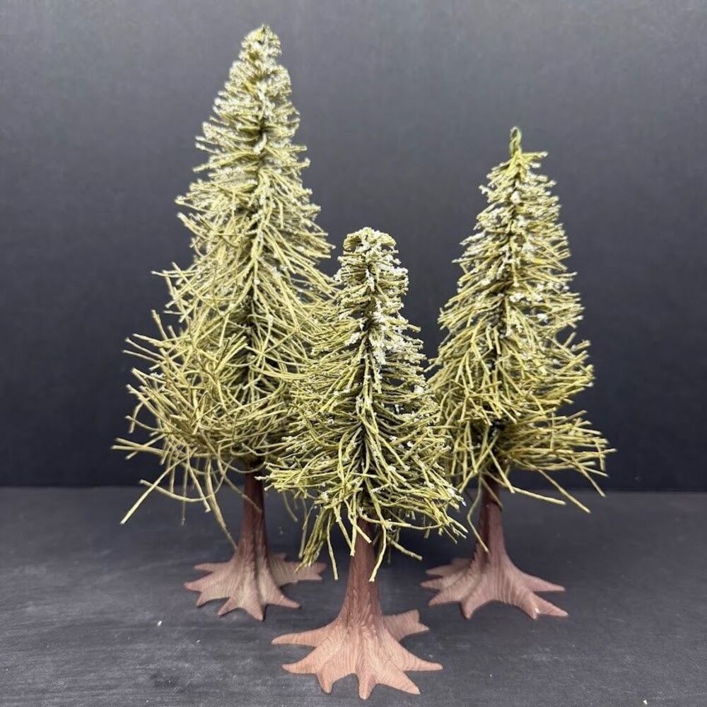 Department 56 Village Accessories Frosted Norway Pine Trees Set of 3 51756